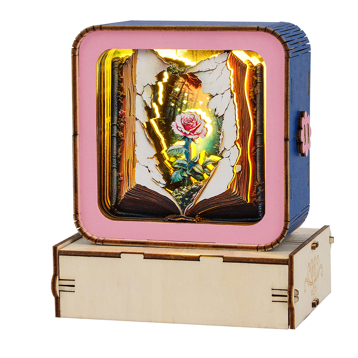Blooming Story - 3D Wooden Puzzle Night Light