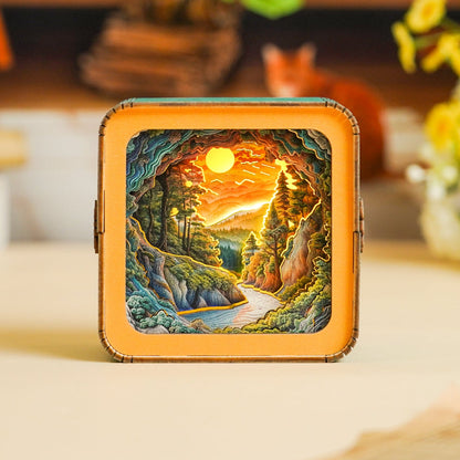 3D Wooden Puzzle Night Light, DIY kits for adults