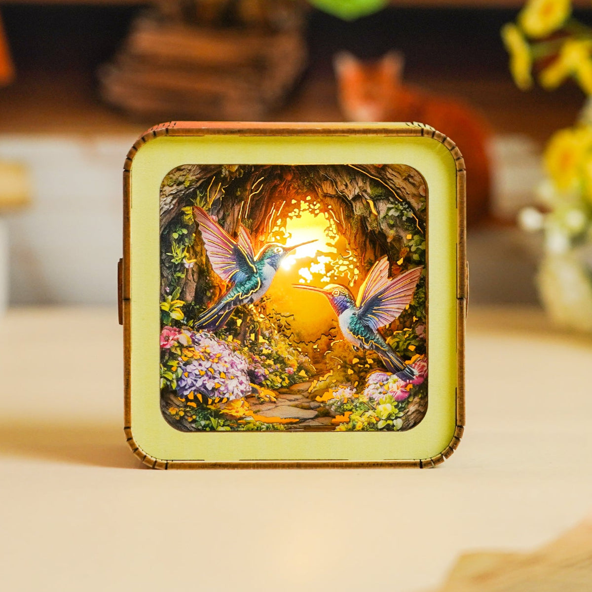 3D Wooden Puzzle Night Light, DIY kits for adults