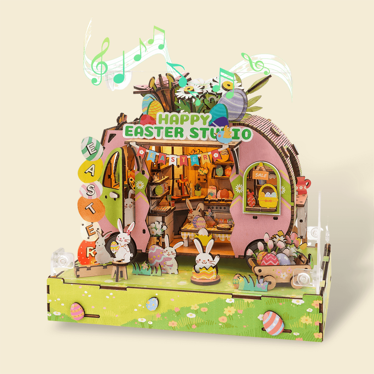 DIY miniature house kit, dollhouse kit for adults
