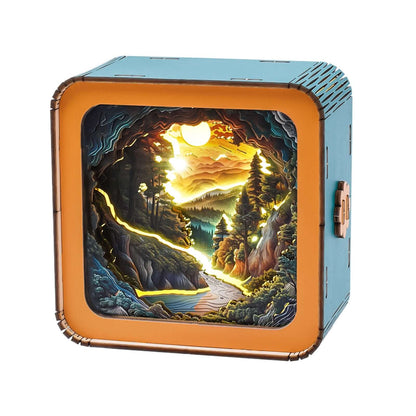 3D Wooden Puzzle Night Light, DIY kits for adults
