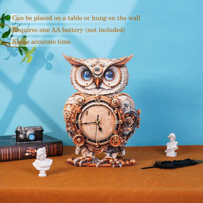 DIY Wooden Clock, 3D Puzzle Craft Kit