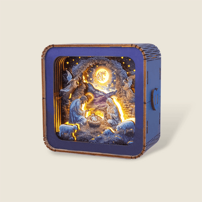 3D Wooden Puzzle Night Light, DIY kits for adults