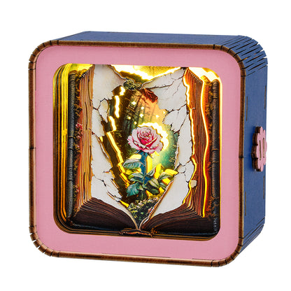 Blooming Story - 3D Wooden Puzzle Night Light