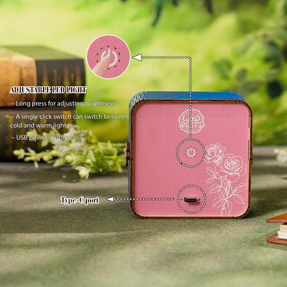 Blooming Story - 3D Wooden Puzzle Night Light