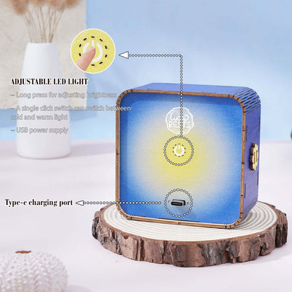 3D Wooden Puzzle Night Light, DIY kits for adults