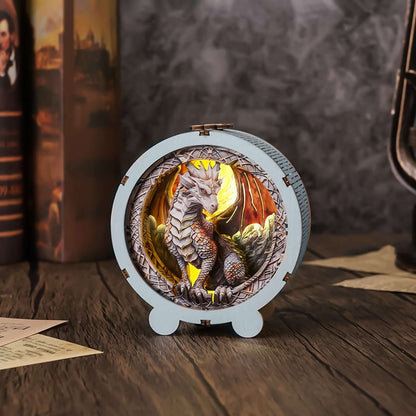 3D Wooden Puzzle Night Light, DIY kits for adults