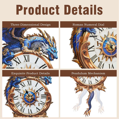 DIY Wooden Clock, 3D Puzzle Craft Kit