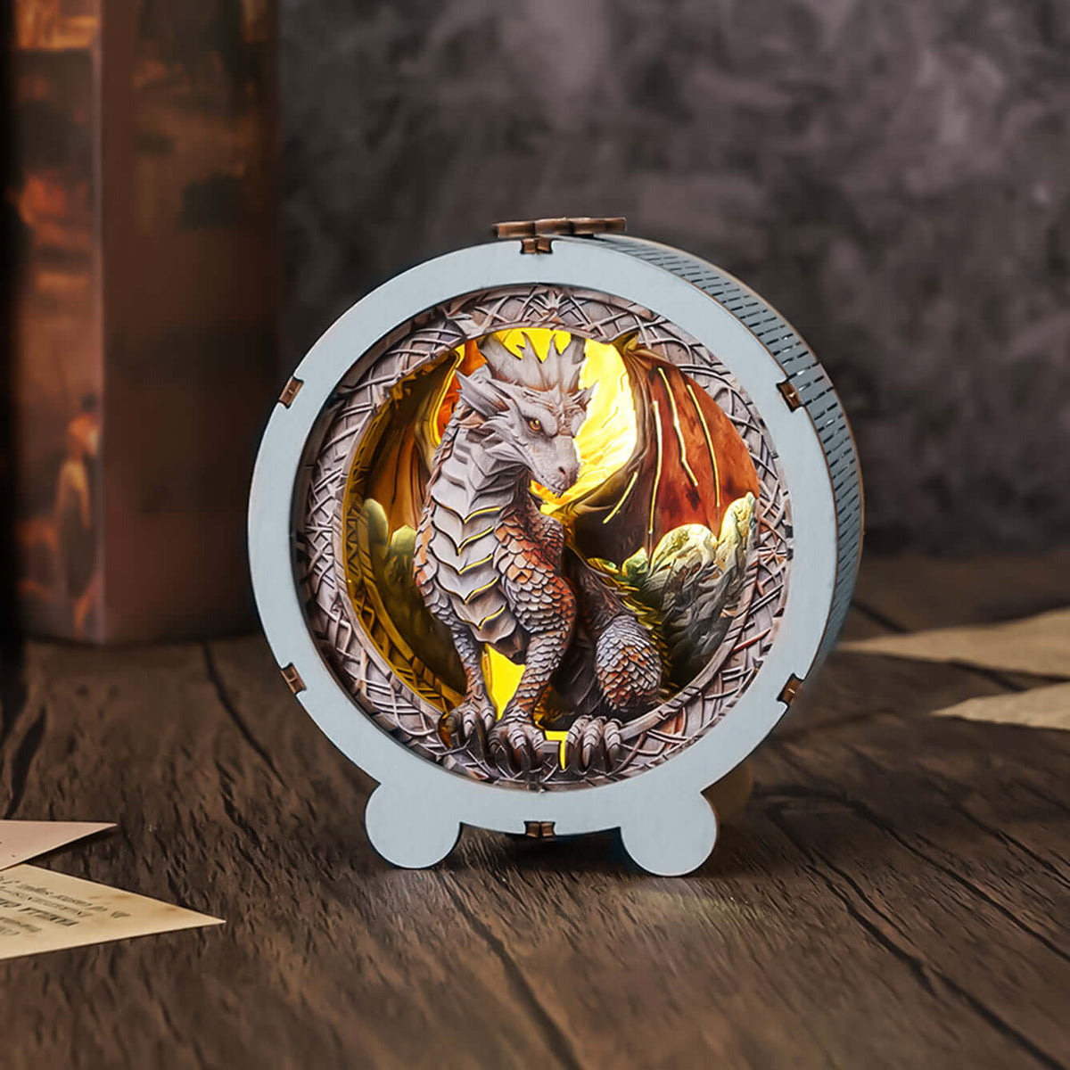 3D Wooden Puzzle Night Light, DIY kits for adults