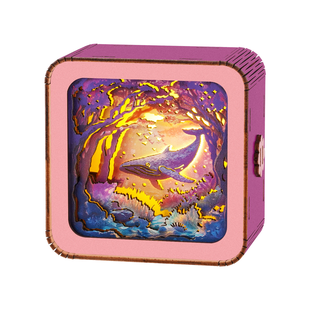 3D Wooden Puzzle Night Light, DIY kits for adults