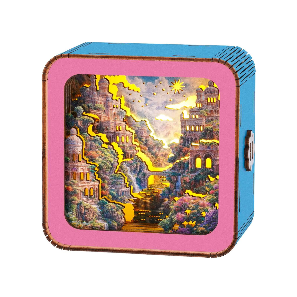 3D Wooden Puzzle Night Light, DIY kits for adults