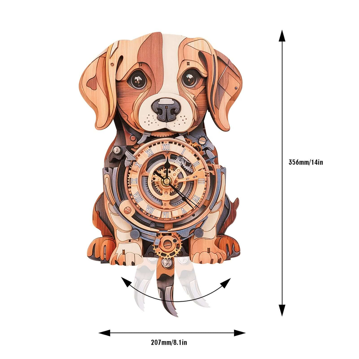 DIY Wooden Clock, 3D Puzzle Craft Kit