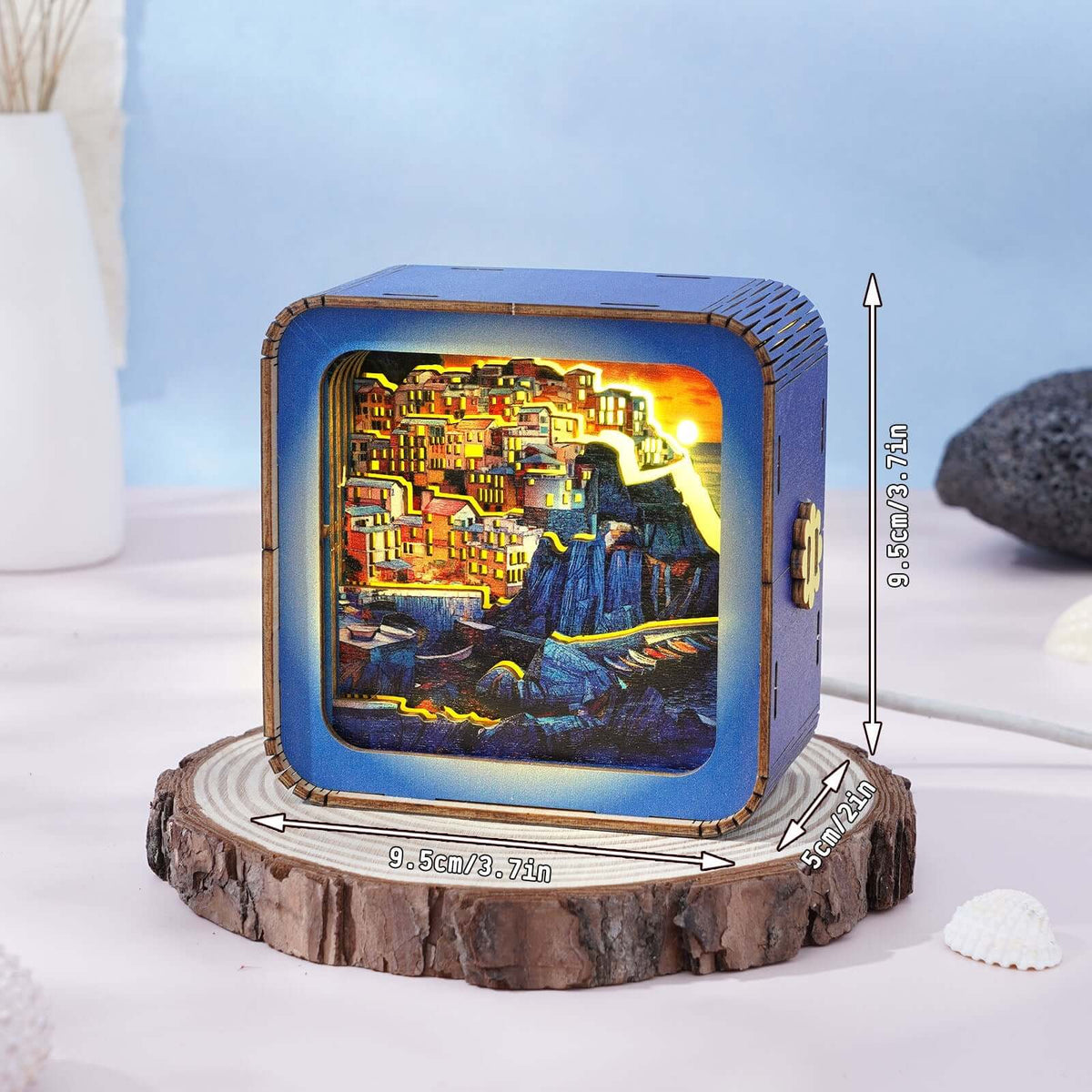 3D Wooden Puzzle Night Light, DIY kits for adults