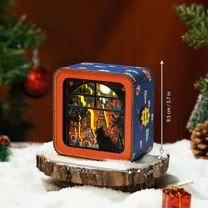 Christmas Eve - 3D Wooden Puzzle Night Light